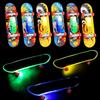 Beselley Mini Finger Skateboards for Kids Set of 25, Light up Mini Finger Toys LED Fingerboard Hand Skateboard for Creative Fingertips Movement Sports Finger Skater Valentines Day Gifts Party Favor view 1