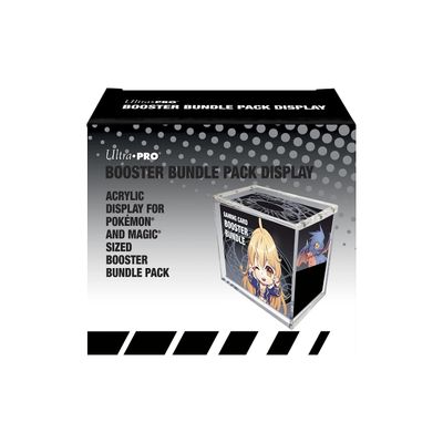Ultra PRO - Acrylic Display Box for Pokmon and Magic Sized Booster Bundle Pack - Protect Your Collectible Cards, and Gaming Cards in Original in Box Condition (3.62" W x 6.83" D x 7.56" L)