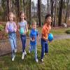 Crocodile Creek Playground Ball - Durable Rubber Ball for Kids Ages 3 and Up - Bouncy Inflatable Ball for Kickball, Indoor Games, and Outdoor Sports - PVC-Free - Rockets in Space - 7-inch Diameter view 2
