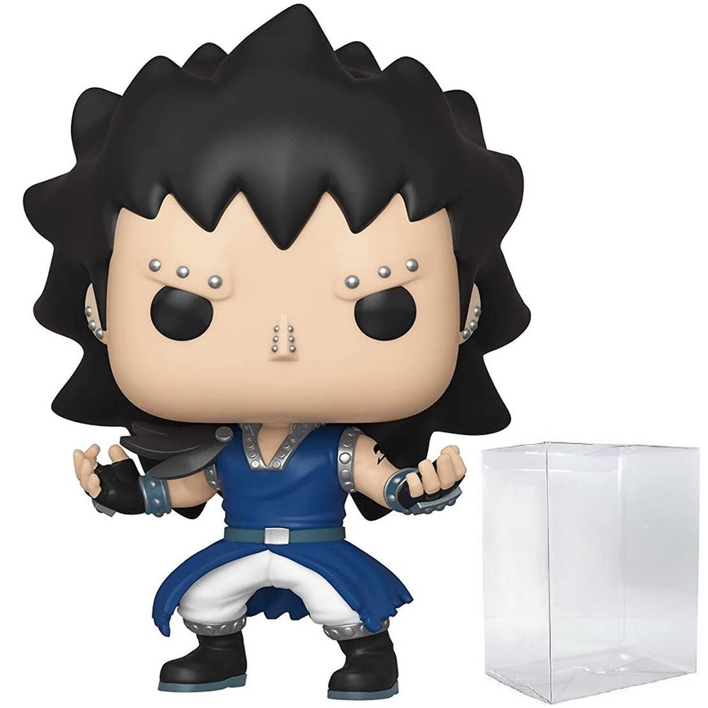 Fairy Tail - Gajeel Funko Pop! Vinyl Figure (Bundled with Compatible Pop Box Protector Case), Multicolored, 3.75 inches