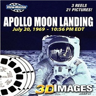Apollo Moon Landings - ViewMaster - 3 Reel Set - 21 3D Images