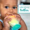 Infantino 3-in-1 Teethe, Taste & Take-Along Teethers - Combo Strawberry & Orange - BPA-Free - Soothe Sore Gums - for Infants 3M+ view 4