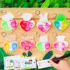 Roaqua (Valentine Students Gift and Party Favors) Bulk Small Animal Hearts mini Pop (30 animal heart with card) view 1