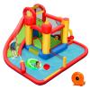 HONEY JOY Inflatable Water Slide, 7 in 1 Toddler Giant Blow Up Bouncy Water Park w/Splash Pool, Outdoor Water Bounce House Water Slides Inflatables for Kids and Adults Backyard(with 740w Blower) view 1
