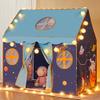 TTLOJ Gift for Christmas Outer Space Style Play Tents for Boys Girls, Large Playhouse Castle Toy for Toddler Play House, Teepee Tent Indoor Outdoor (Ball Lights NOT Included view 1