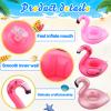 Sawysine 42 Pack Inflatable Drink Holders for Pool Swimming Pool Drink Floats Floating Cup Holder for Pool Inflatable Cup Coasters with Plastic Air Hand Pump for Party Adults view 3