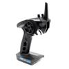 DTXMX FS-GT5 6 Channels RC Transmitter with FS-BS6 Gyro Receiver Fly 2.4G Sky Radio Controller 20 Models Storage for RC Buggy Crawler Car Boats Tank view 2