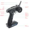 DTXMX FS-GT5 6 Channels RC Transmitter with FS-BS6 Gyro Receiver Fly 2.4G Sky Radio Controller 20 Models Storage for RC Buggy Crawler Car Boats Tank view 3