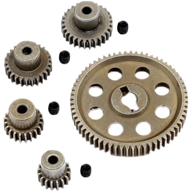 1/10 RC Car 11184 Steel Metal Spur Diff Differential Main Gear 17T 19T 21T 21T 26T 64T RC Replacement Parts for HSP 1/10 94111 94123 (64T)