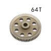 1/10 RC Car 11184 Steel Metal Spur Diff Differential Main Gear 17T 19T 21T 21T 26T 64T RC Replacement Parts for HSP 1/10 94111 94123 (64T) view 2