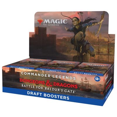 Magic: The Gathering Commander Legends: Battle for Baldurs Gate Draft Booster Box | 24 Packs (480 Magic Cards)