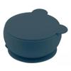 MinikOiOi Bowly 100% Silicone Bowl with Suction Based and Lid 6m+ (Dark Blue) view 2