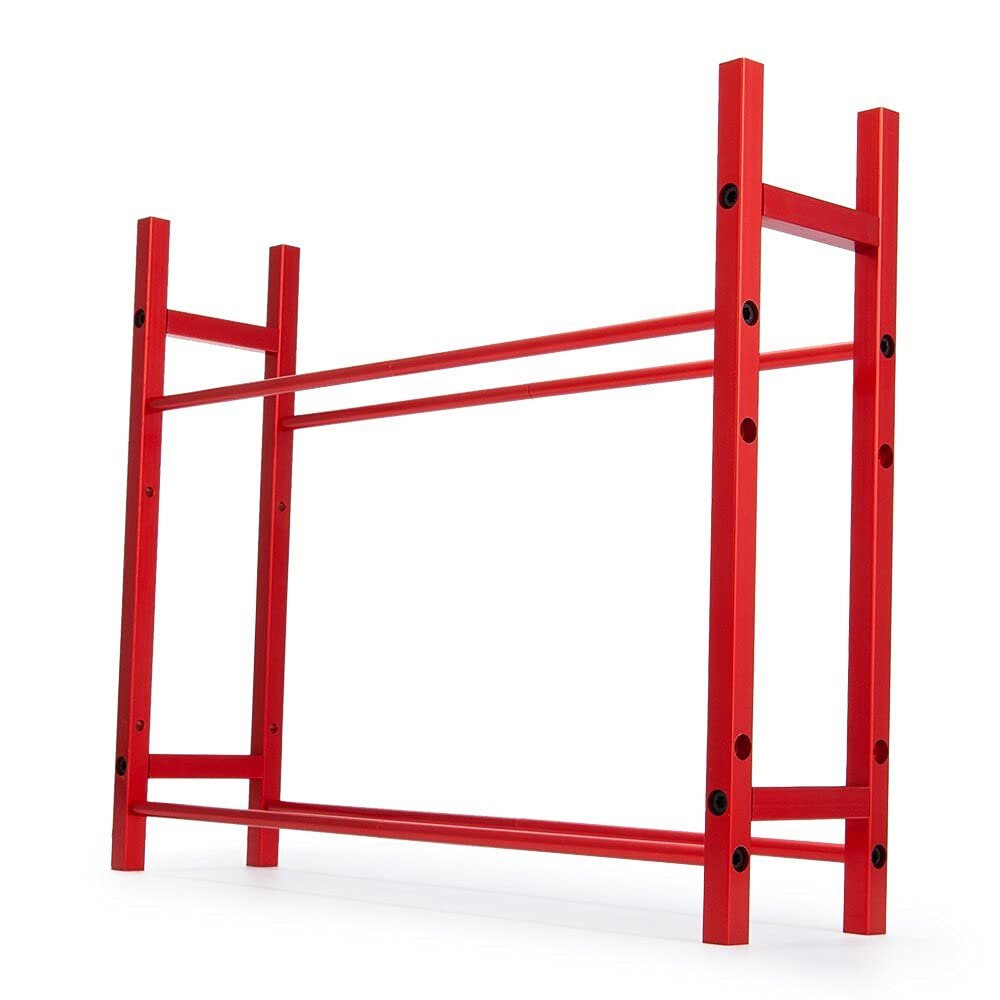 Replacement Part For Metal Tire Rack For 1/10 RC Car Crawler Tire Wheel Rim SCX10 D90 F350 90048 - (Color: Red)