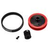 Replacement Part For Rubber Belt Gearbox Modified Gear Combination For 1/10 RC Crawler Car SCX10 & SCX10 II VS4-10 Upgrade Parts,Red - (Color: Red) view 1