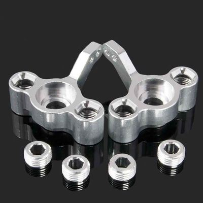 Replacement Part For RC 286611 (86013) Aluminum Steering Hub Carrier (L/R) For 1:16 Buggy Truck - (Color: Silver)