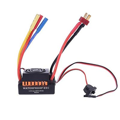 RC Motor 1/10, 60A Waterproof ESC Electric Speed Controller For RC Part Accessory