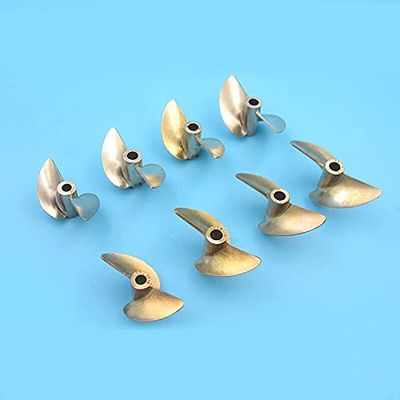 Replacement Part For 1PC P1.9 Copper Propeller 36mm 37mm 38mm 40mm 42mm 45mm Brass Proppellers 4mm 4.76mm Hole CW CCW Props For RC Boats DIY Parts - (Color: 45x4mm CCW)