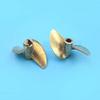 Replacement Part For 1PC P1.9 Copper Propeller 36mm 37mm 38mm 40mm 42mm 45mm Brass Proppellers 4mm 4.76mm Hole CW CCW Props For RC Boats DIY Parts - (Color: 45x4mm CCW) view 3
