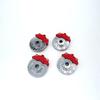 Replacement Part For 4pcs/set Brake Pads Brake Disc For WPL D12 RC Car Tires Brake Pliers Calipers Modification Upgrade Parts - (Color: Red) view 1