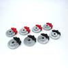Replacement Part For 4pcs/set Brake Pads Brake Disc For WPL D12 RC Car Tires Brake Pliers Calipers Modification Upgrade Parts - (Color: Red) view 2