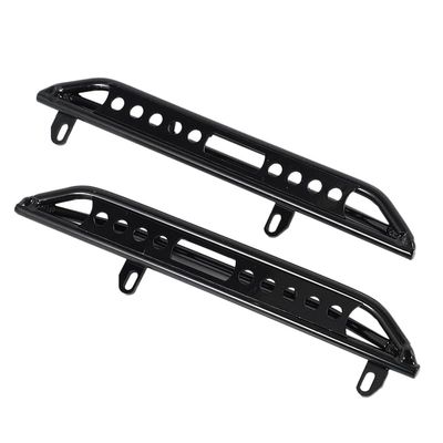 Replacement Part For 1/10 SCX10 III AXI03007 2Pcs 15m Metal Side Step Plate Board Slide Pedal For 1/10 SCX10 III AXI03007 RC Car Part - (Color: Black)
