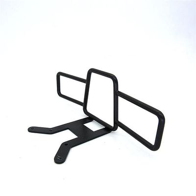 Replacement Part For WPL D12 RC Model Car Metal Front/Rear Bumper Anti-collision Bar With Hook Repair Parts - (Color: Black Front Bumper)