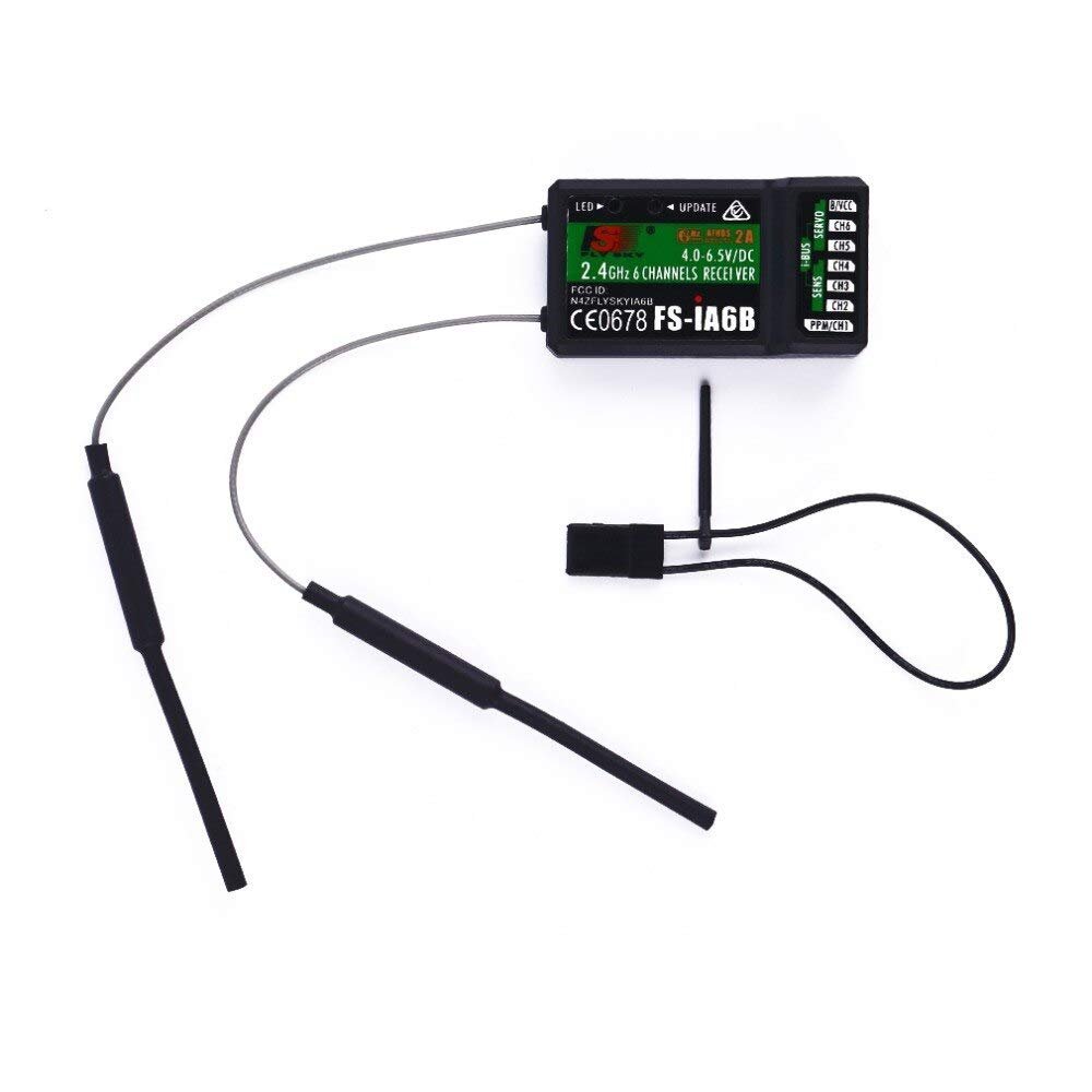 Replacement Part For -iA6B IA6B 2.4G 6CH AFHDS Receiver For -i10 -i6 I6 Transmitter FPV Racer Parts