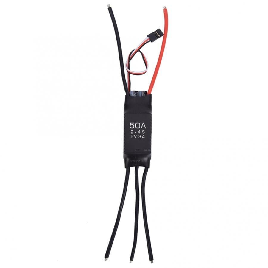 Replacement Part For 40A/50A/80A/100A ESC Electronic Speed Controller For Fixed Wing RC Airplane Spare Part Quadcopter Accessory - (Color: 50A)