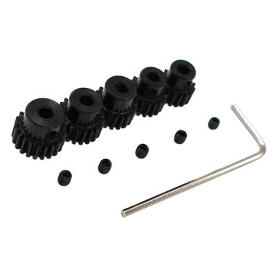 Replacement Part For 5 Pcs 48P RC Pinion Gear Durable 3.17mm 17T 18T 19T 20T 21T Teeth Tooth