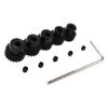 Replacement Part For 5 Pcs 48P RC Pinion Gear Durable 3.17mm 17T 18T 19T 20T 21T Teeth Tooth view 1