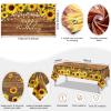 Sunflower Birthday Party Decorations Supplies Sunflower Balloon Arch Kit Include Backdrop Banner Tablecloths Balloons Garland for Theme Wedding Birthday Party Decor view 3