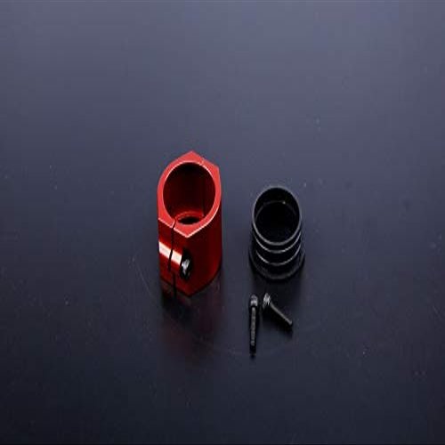 Replacement Part For CNC Metal Clamp Of Exhaust Pipe For 1/5 5B 5T 5SC Rc Car Parts - (Color: Orange)