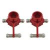 Replacement Part For 2pcs Steering Hub Carrier K989-34 For 1/28 RC Car P929 P939 K969 K979 K989 K999 - (Color: Red) view 1