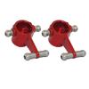 Replacement Part For 2pcs Steering Hub Carrier K989-34 For 1/28 RC Car P929 P939 K969 K979 K989 K999 - (Color: Red) view 3