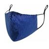 Blue Reusable Washable Fashion Face Mask Sequin Glitter Bling Mouth Nose Crystal by 24/7 store view 1
