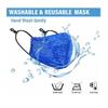 Blue Reusable Washable Fashion Face Mask Sequin Glitter Bling Mouth Nose Crystal by 24/7 store view 3
