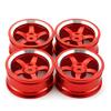Replacement Part For 4Pcs Aluminum 52MM Wheel Rims For RC 1/10 On-Road Drift RedCat SAKURA - (Color: Red) view 1