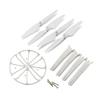 Replacement Part For X4 H502S H502E RC Quadcopter Spare Parts 4pcs Upgrade Landing Gear + 4pcs Blades Protective Frame + 4pcs Propeller Set - (Color: White) view 1