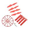 Replacement Part For X4 H502S H502E RC Quadcopter Spare Parts 4pcs Upgrade Landing Gear + 4pcs Blades Protective Frame + 4pcs Propeller Set - (Color: White) view 2