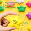 Sotiff 100 Pack Star Stress Balls Bulk Stress Relief Balls with Motivational Quotes Mini Inspirational Foam Party Favors Gifts for Kids Adults Anger Fidget Relief Exercise(Bright Colors) view 2