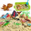 Carolart Dinosaur Sensory Bin,Dinosaur Toys for Toddler Boys and Girls,Include Glow in The Dark Dinosaur,Easy Storage Sensory Toys view 1
