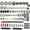 116 pcs Technical Gears Axle Pin Connectors - Wheels Connectors Rack Gear Car Building Brick Accessories Pieces Sets Compatible with Mindstorms Building Bricks Block Technical Toys (116 TECH PARTS) view 1