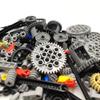 116 pcs Technical Gears Axle Pin Connectors - Wheels Connectors Rack Gear Car Building Brick Accessories Pieces Sets Compatible with Mindstorms Building Bricks Block Technical Toys (116 TECH PARTS) view 2