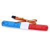 LAFEINA Multi-Function LED Police Flash Light Bar Lamp for 1/10 1/8 1/12 RC Model Car WPL D12 HSP TRX4 Tamiya CC01 D90 SCX10 (145mm Red & Blue) view 1