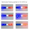 LAFEINA Multi-Function LED Police Flash Light Bar Lamp for 1/10 1/8 1/12 RC Model Car WPL D12 HSP TRX4 Tamiya CC01 D90 SCX10 (115mm Red & Blue) view 3
