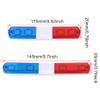 LAFEINA Multi-Function LED Police Flash Light Bar Lamp for 1/10 1/8 1/12 RC Model Car WPL D12 HSP TRX4 Tamiya CC01 D90 SCX10 (115mm Red & Blue) view 4