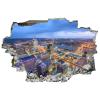 3D Broken Wall Stickers Stickers Cincinnati, Ohio, USA Cityscape at 36 x 24 Inch Removable Wall Decal, Peel and Stick Landscape Wall Decor for Bedroom Living Room, Mural Art for Kids Boys Girls Gift view 2