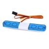 LAFEINA Multi-Function LED Police Flash Light Bar Lamp for 1/10 1/8 1/12 RC Model Car WPL D12 HSP TRX4 Tamiya CC01 D90 SCX10 (115mm Blue) view 1