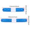 LAFEINA Multi-Function LED Police Flash Light Bar Lamp for 1/10 1/8 1/12 RC Model Car WPL D12 HSP TRX4 Tamiya CC01 D90 SCX10 (115mm Blue) view 3