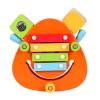Montessori Toy for Kids-Wood Xylophone with Mallets, Wooden Multifunctional Instruments Combination Toy with Xylophone Rattle Castanets , Wooden Musical Instruments Toys for Boys and Girls view 1